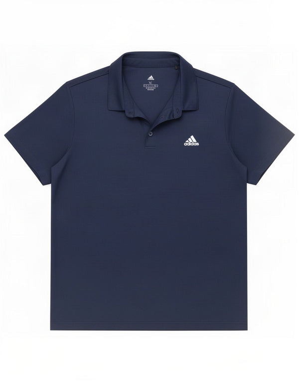 Adidas Aeroready Polo Shirt til mænd XL Navy Blue Polyester