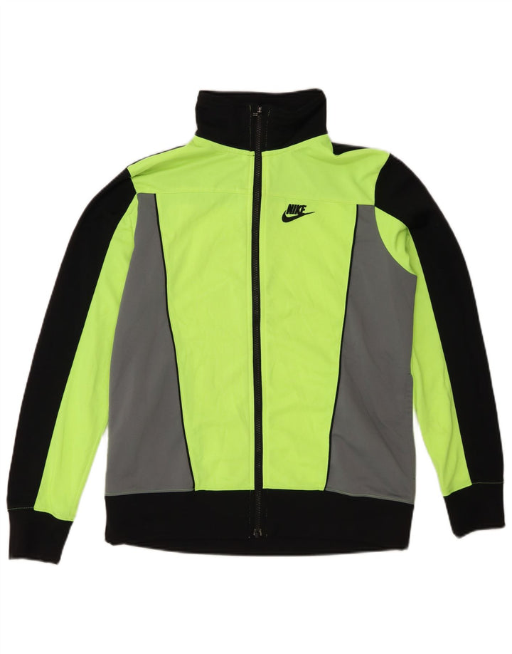 Nike træningsdragt topjakke til drenge 13-14 år Grøn Colourblock Polyester
