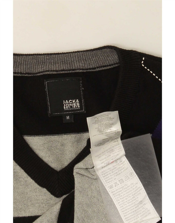 Jack & Jones Herre V-hals sweater Medium Multicolored Argyle/Diamond
