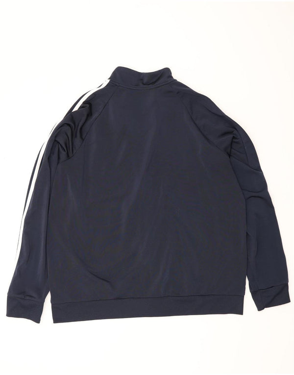 Adidas træningsdragt topjakke til kvinder UK 24/26 2XL marineblå polyester