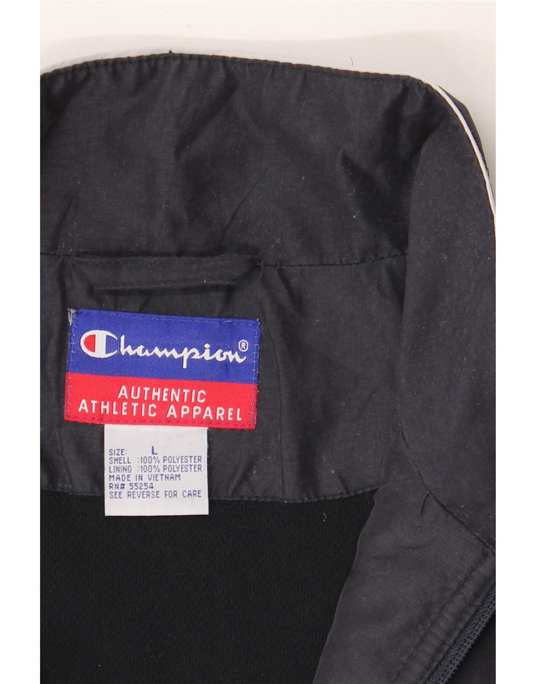 Champion Herre træningsdragt Topjakke Stor marineblå Colourblock Polyester