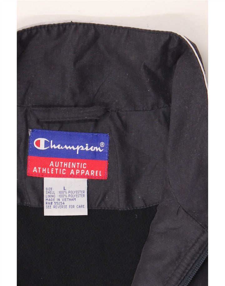 Champion Herre træningsdragt Topjakke Stor marineblå Colourblock Polyester
