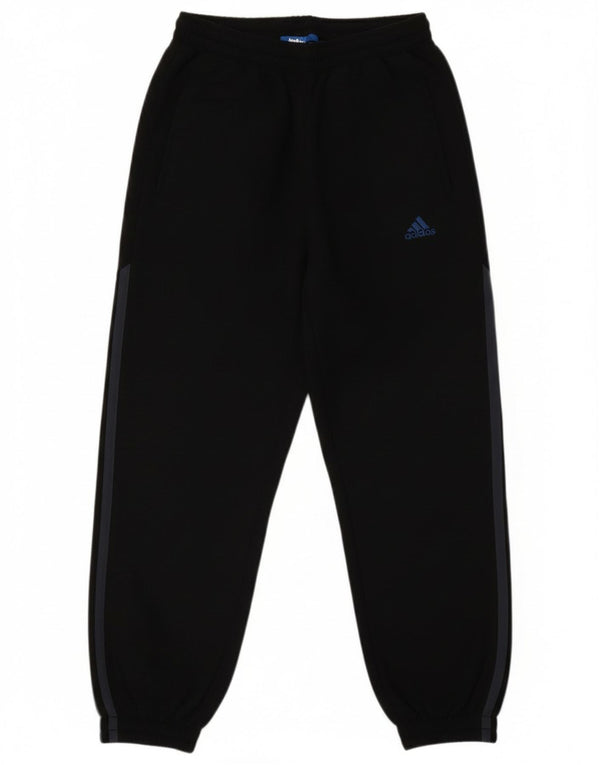 Adidas Drenge Træningsdragt Bukser Joggers 9-10 År Sort Polyester