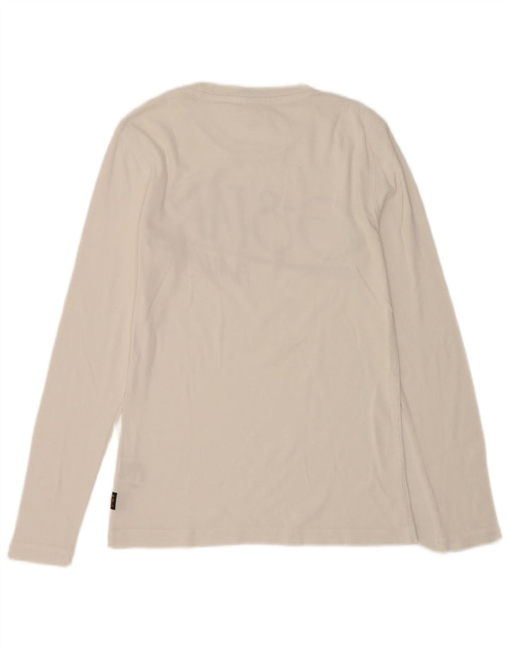 G-Star Herre Grafisk Top Langærmet Medium Hvid Bomuld