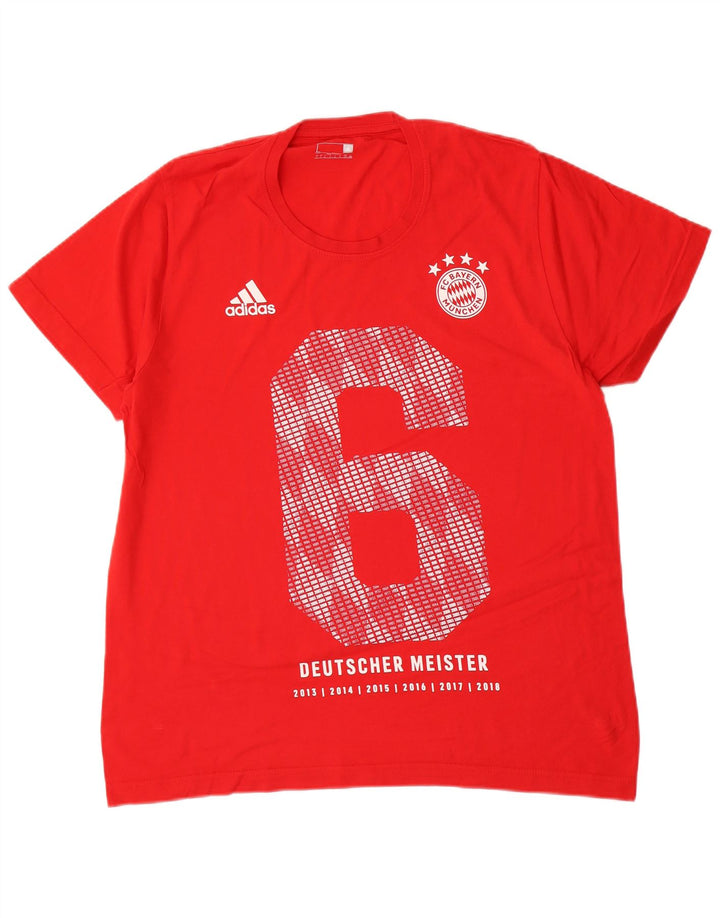 Adidas Herre Grafisk T-Shirt Top Stor Rød