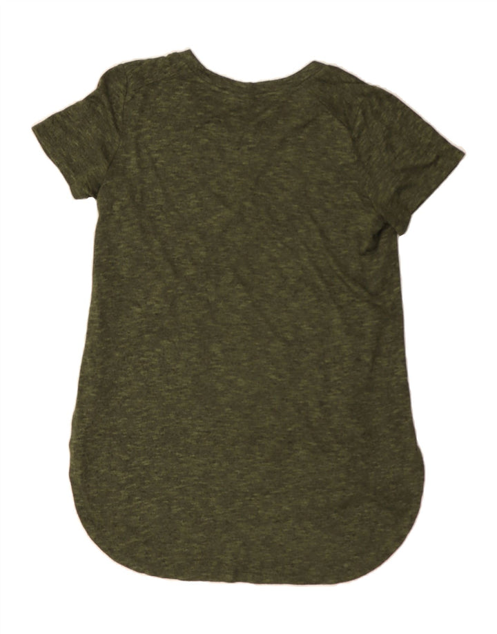 MOSSIMO Womens Tunic Dress UK 14 Large Khaki Flecked Rayon Vintage Mossimo and Second-Hand Mossimo from Messina Hembry 