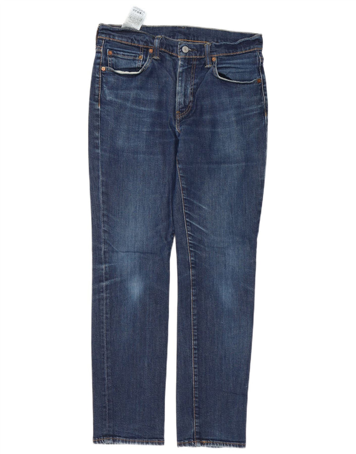 Levi's Herre 511 Slim Jeans W33 L32 Blå Bomuld