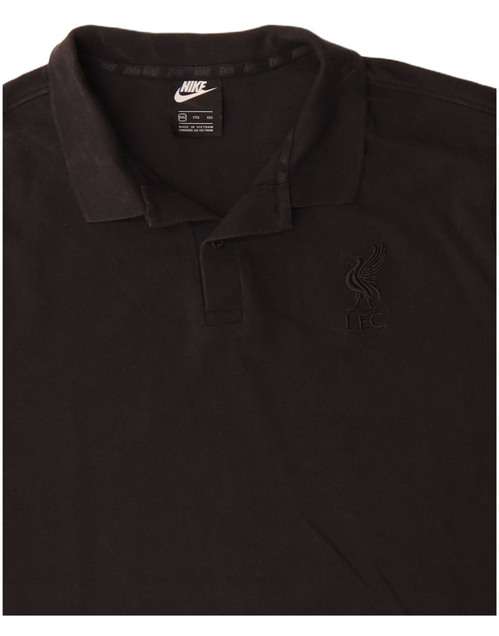 Nike poloskjorte til mænd 2XL sort bomuld