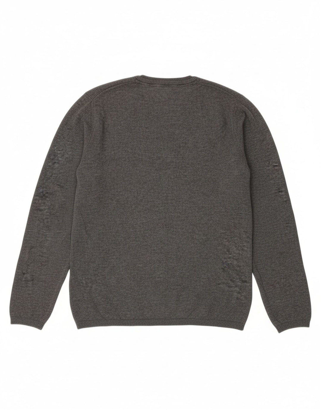 MASSIMO DUTTI Mens Crew Neck Jumper Sweater 2XL Grey Wool