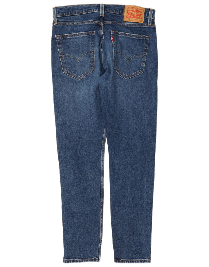 Levi's Herre 512 Tapered Slim Jeans W31 L32 Blå Bomuld