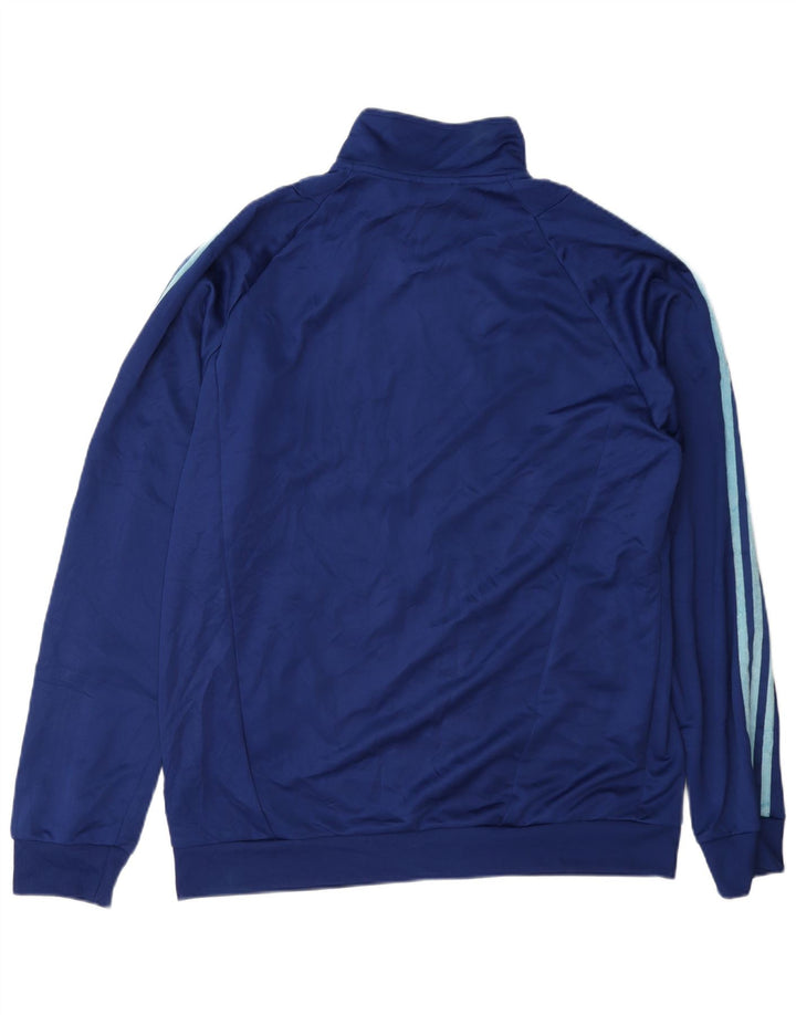 Adidas Aeroready Træningsdragt Topjakke til mænd Stor Blå Colourblock Polyester