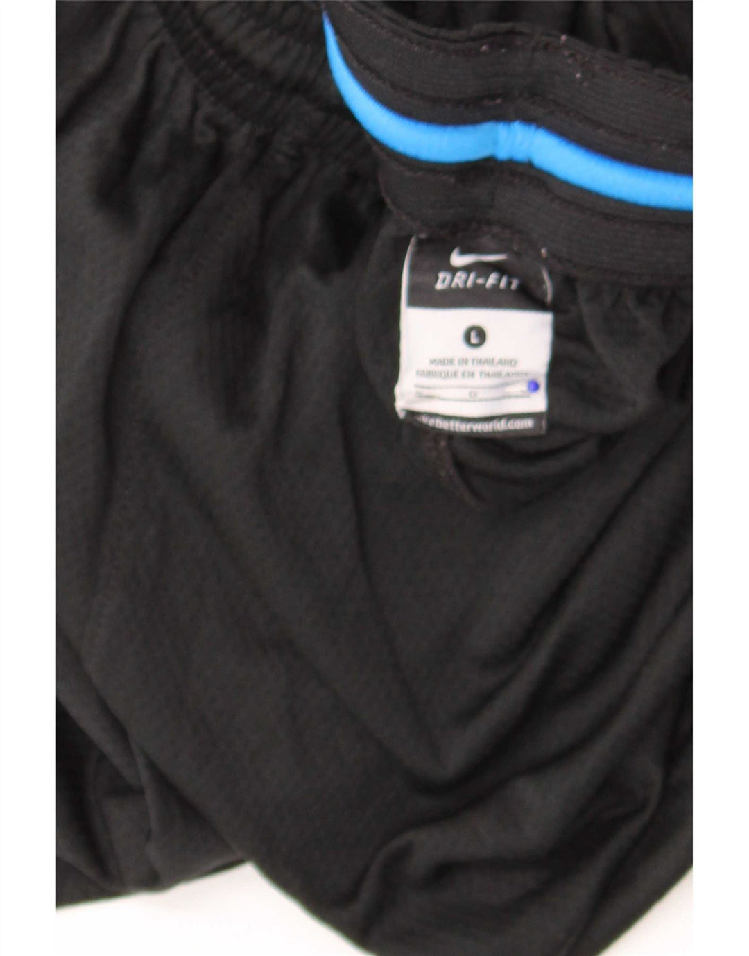 Nike Herre grafiske almindelige sportsshorts Large Black Colourblock Polyester