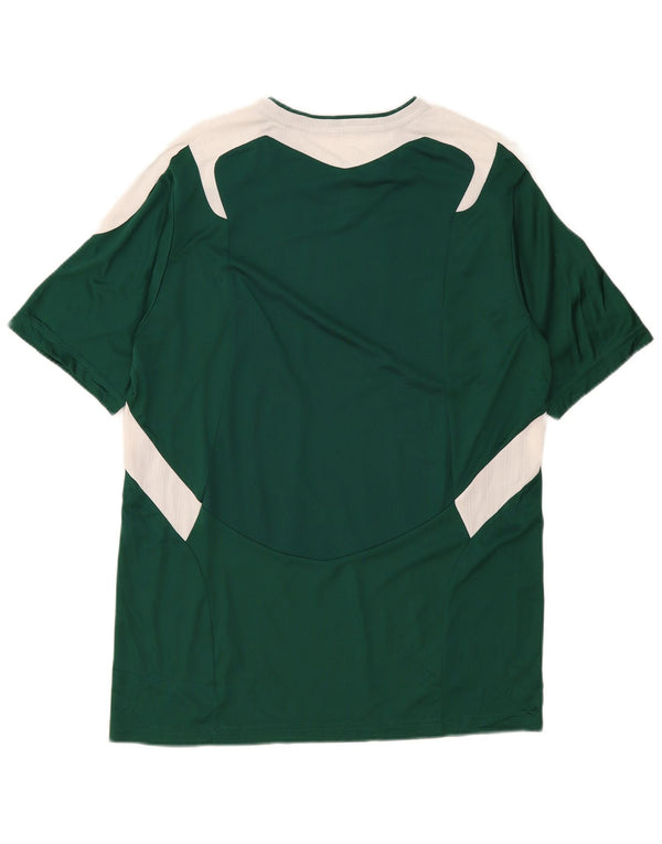 Adidas Herre Mason T-Shirt Top Stor Grøn Colourblock Polyester