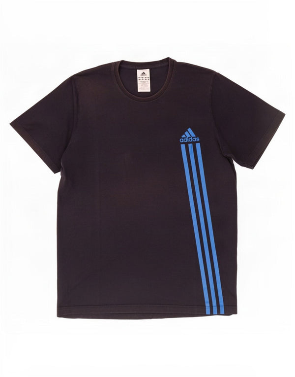 Adidas Mens Graphic T-Shirt Top Large Navy Blue Cotton