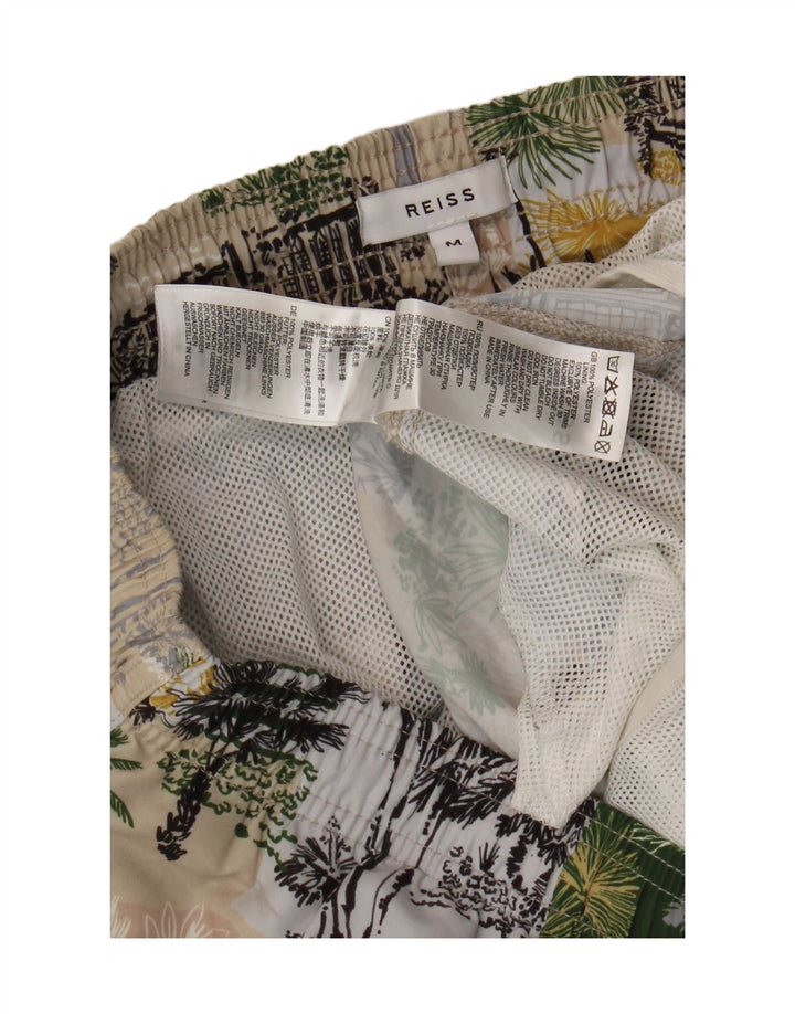 Reiss Grafiske badeshorts til mænd Medium flerfarvet polyester