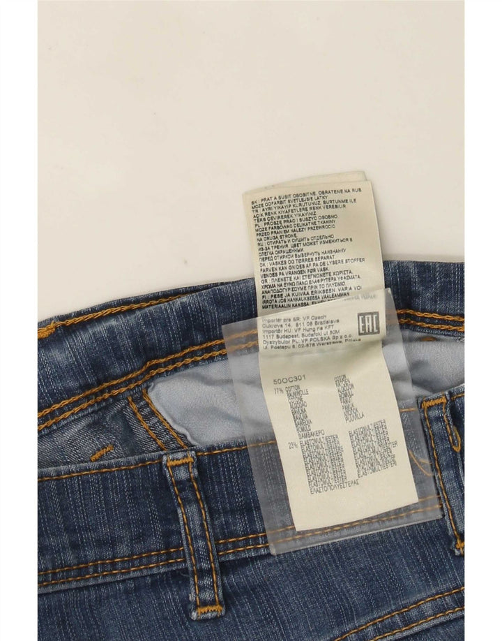 Wrangler Herre Regular Fit Straight Jeans W34 L32 Blå Bomuld
