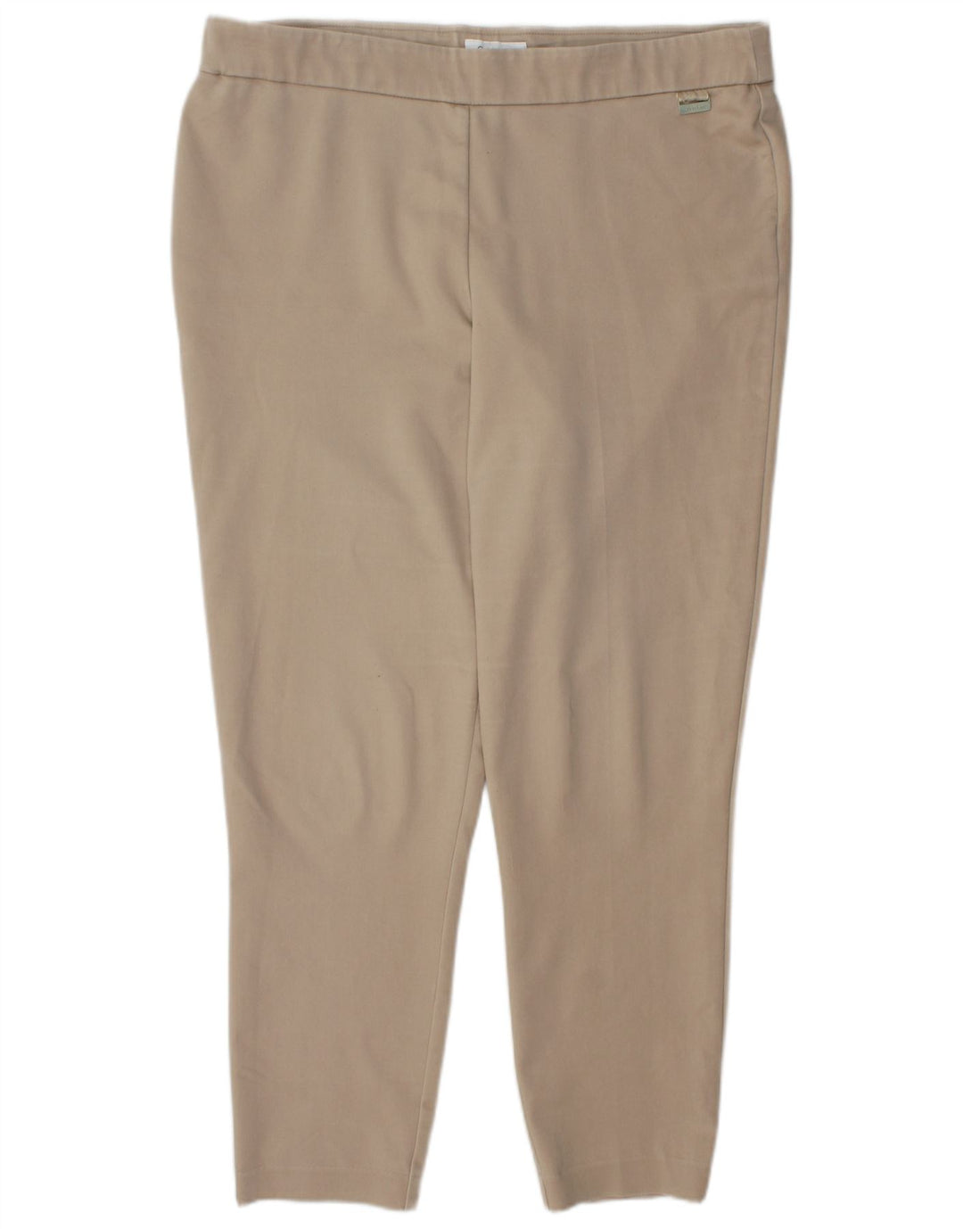 CALVIN KLEIN Dame Legging Bukser XL W36 L28 Beige Bomuld