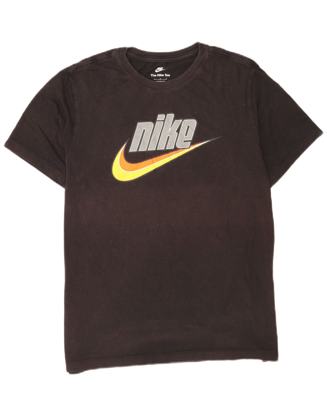 Nike grafisk T-shirt top til mænd, stor sort bomuld