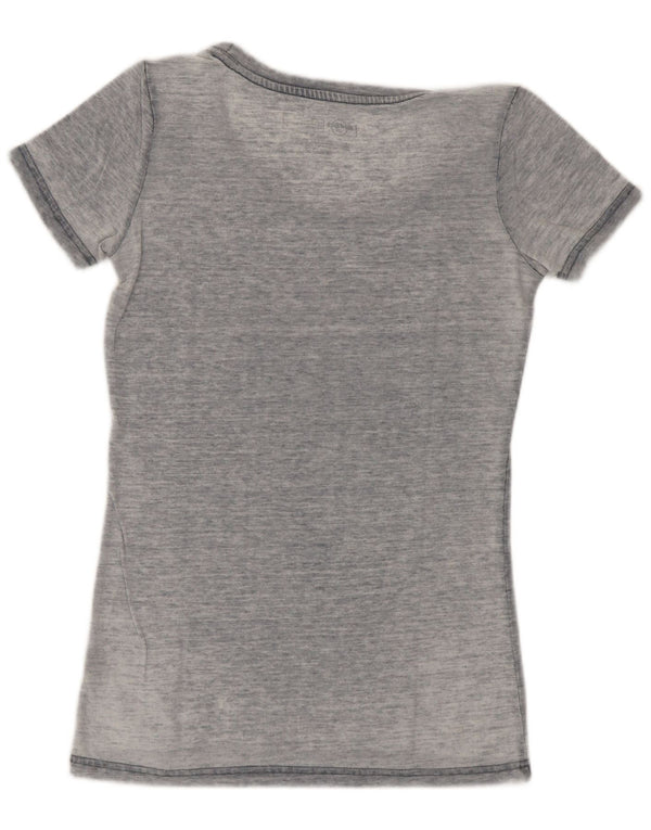 Hard Rock Cafe piger grafisk t-shirt top 7-8 år medium grå bomuld