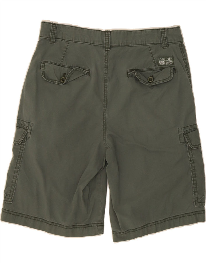 IZOD Mens Cargo Shorts W30 Medium Green Vintage Izod and Second-Hand Izod from Messina Hembry 