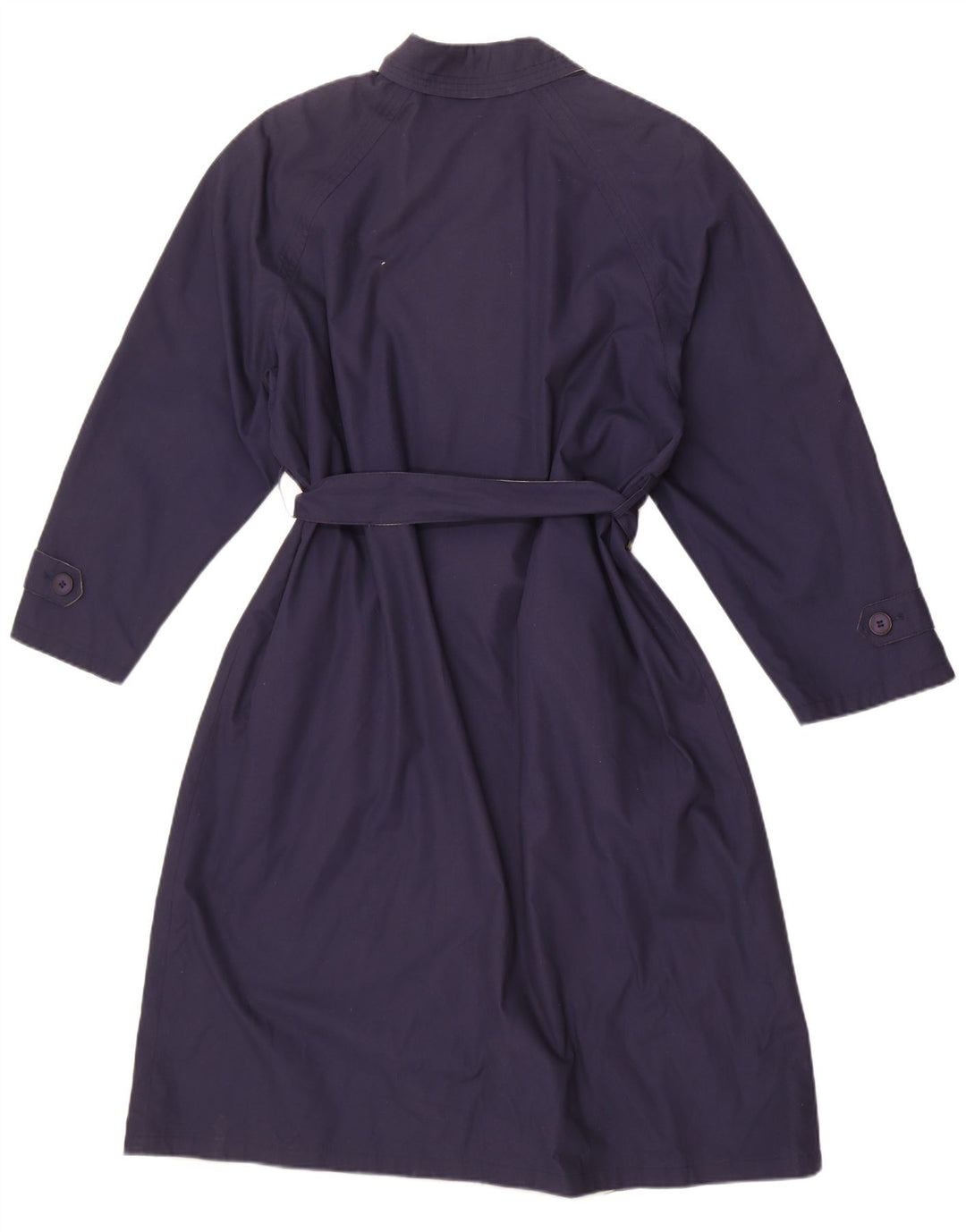 Preca Womens Vendbar Overfrakke EU 42 Large Navy Blue Polyester