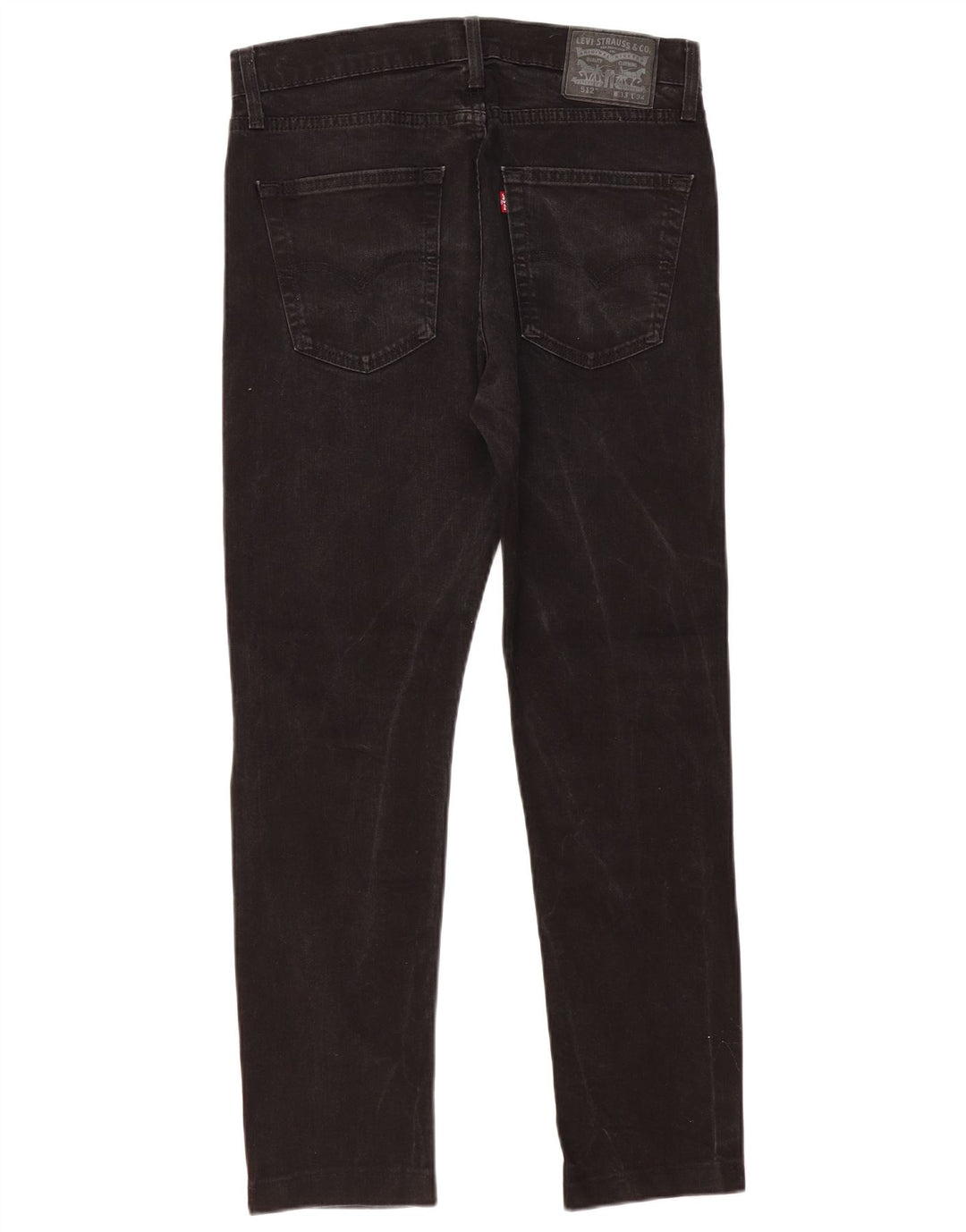 Levi's Herre 512 Slim Tapered Jeans W33 L30 Sort Bomuld
