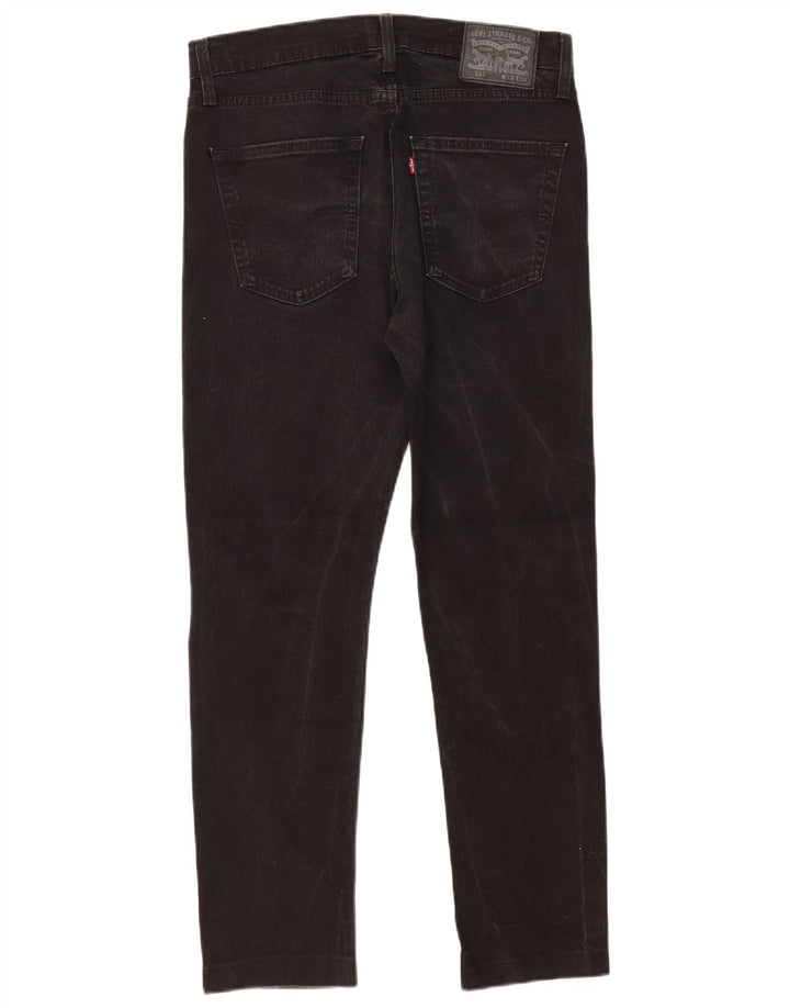 Levi's Herre 512 Slim Tapered Jeans W33 L30 Sort Bomuld