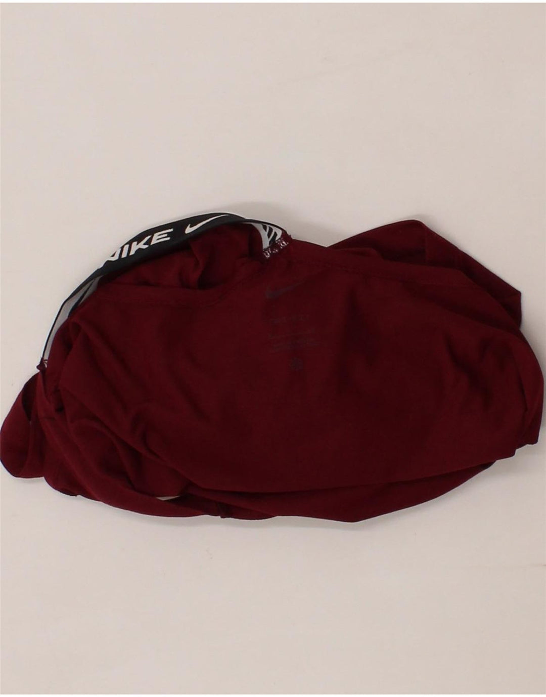 NIKE Womens Vest Top UK 10 Small Burgundy Polyester Vintage Nike and Second-Hand Nike from Messina Hembry 