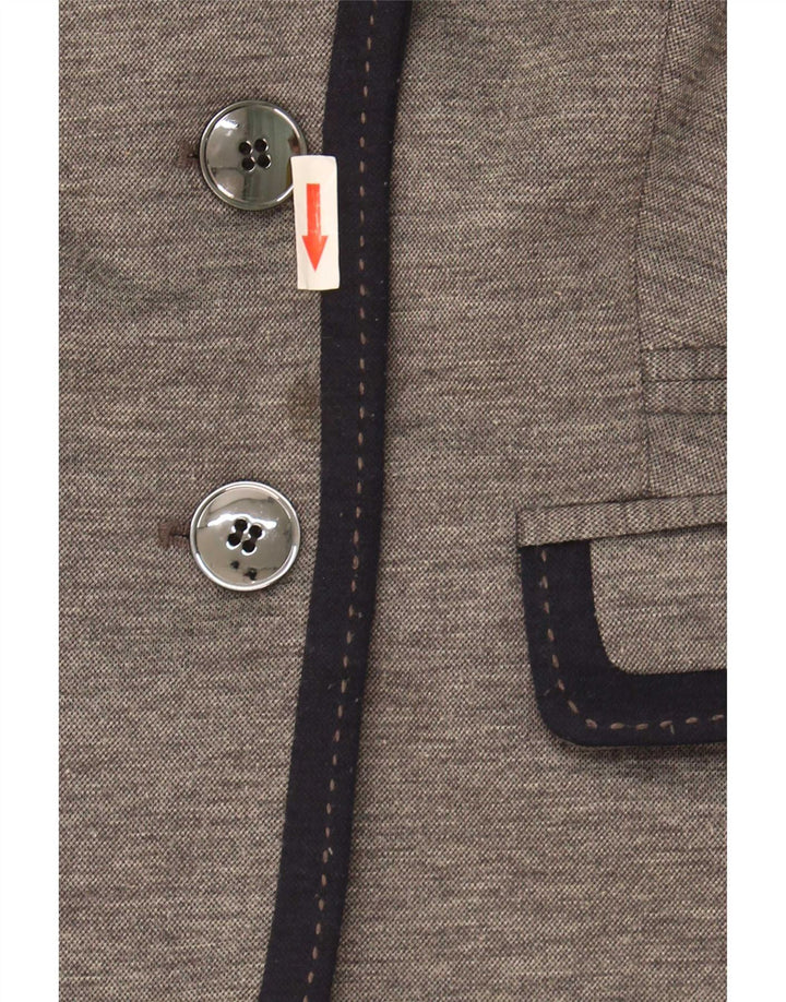 Marks & Spencer Dame Autograph 2 Button Blazer Jacket UK 12 Medium Grey