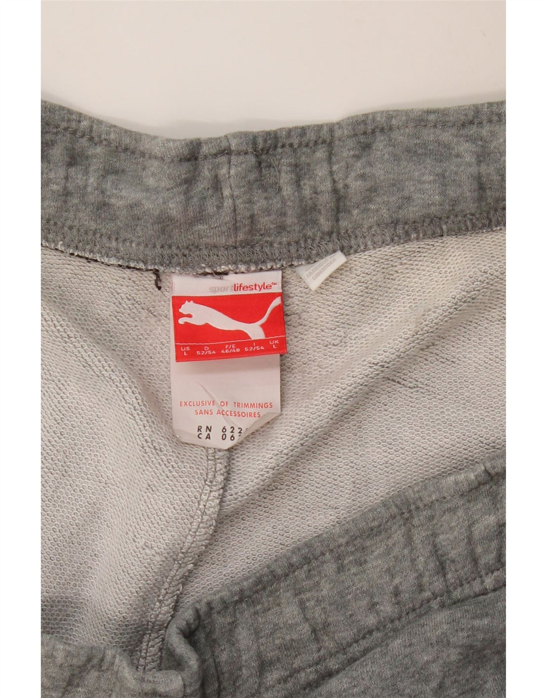 PUMA Træningsdragt bukser til mænd Joggers Large Grå Flecked Bomuld