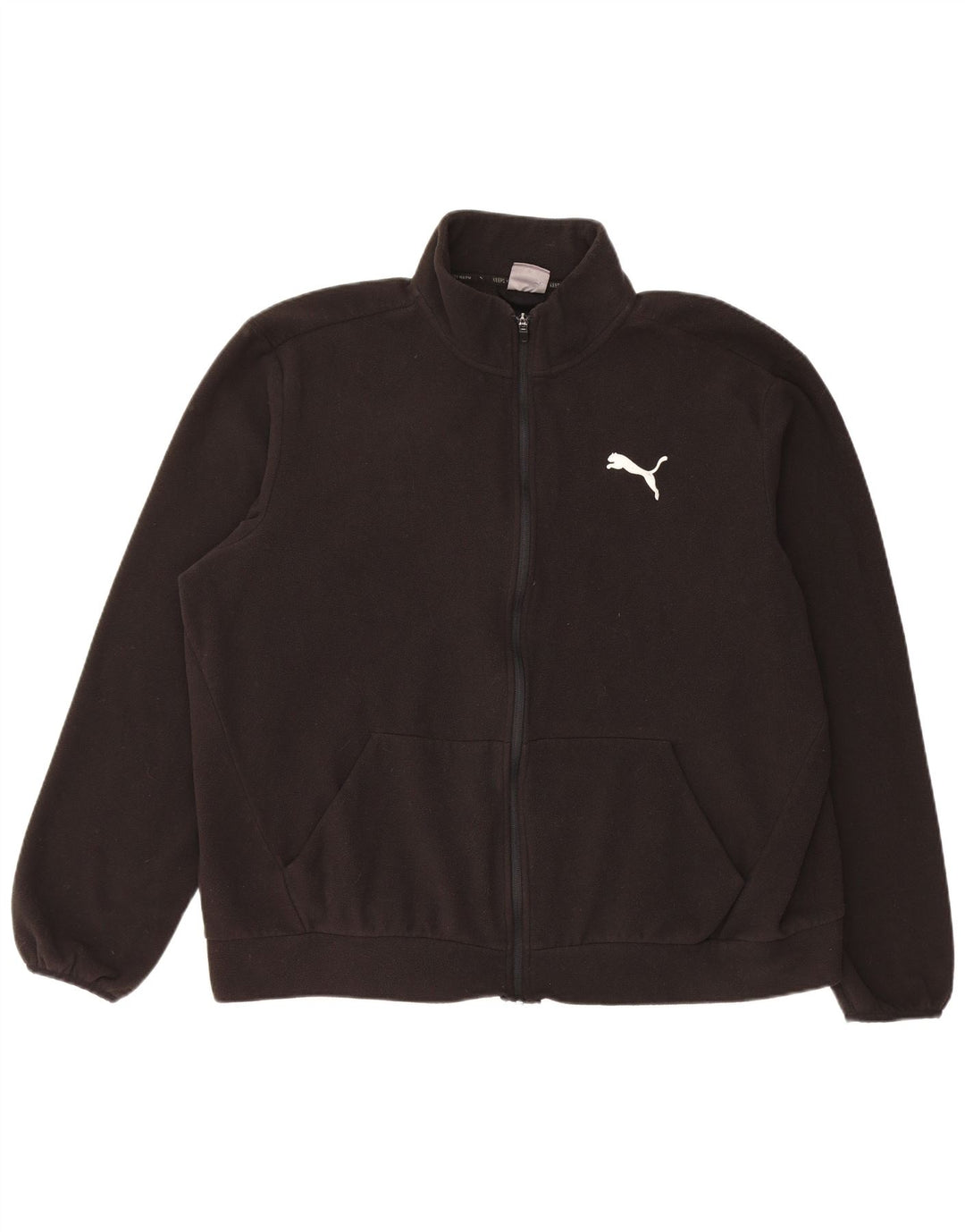 PUMA Fleecejakke til mænd 2XL Sort Polyester