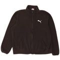 PUMA Fleecejakke til mænd 2XL Sort Polyester