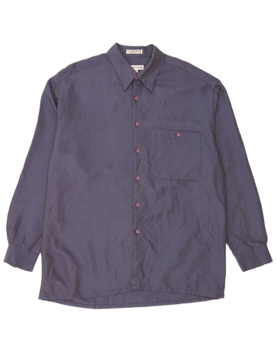 Pierre Cardin Herreskjorte Stor blå geometrisk rayon