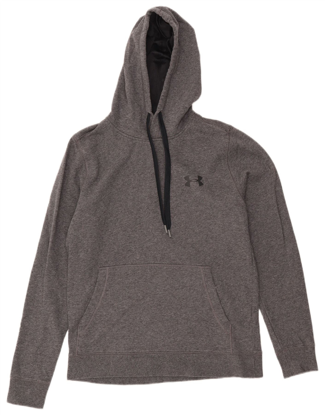 Under Armour Herre Cold Gear Hoodie Jumper Lille grå Flecked Bomuld