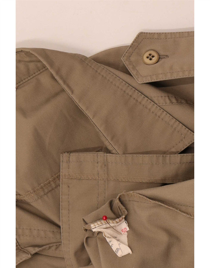 Vintage Herre Military Utility Jacket UK 38 Medium Beige