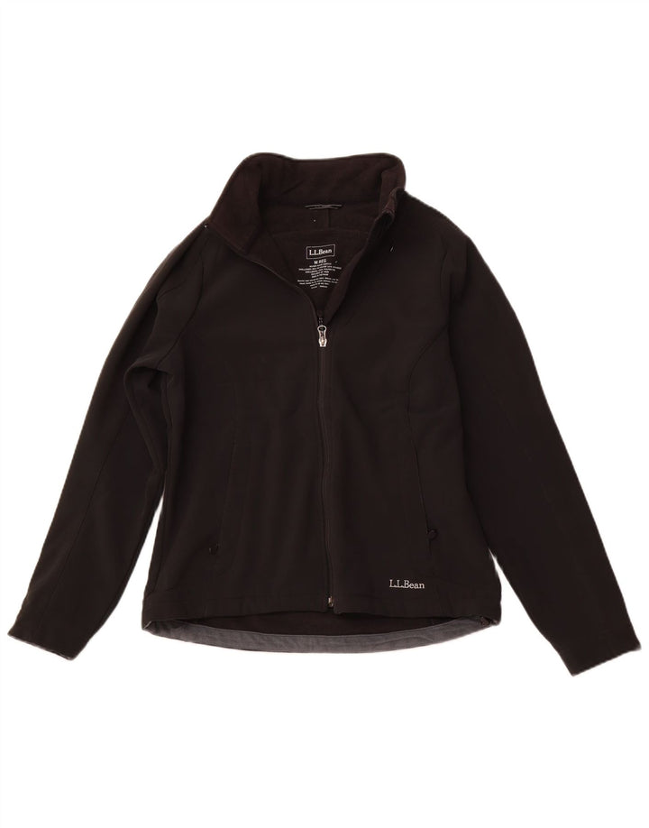 L.L.BEAN Dame vindjakke UK 14 Medium Sort Polyester