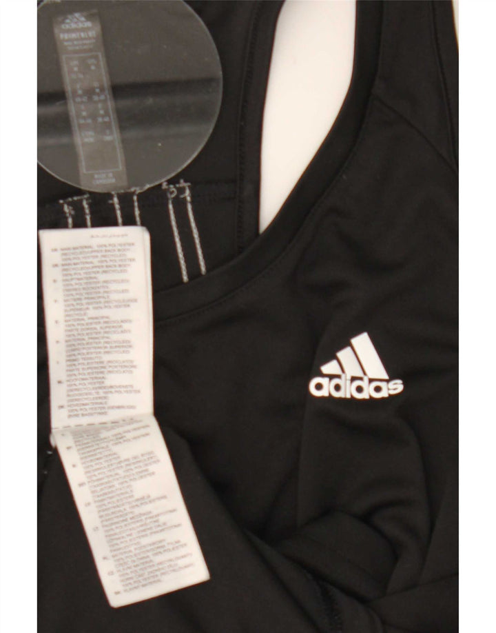 Adidas Aeroready Vest Top UK 12/14 Medium Sort Polyester