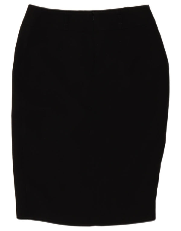Marks & Spencer Pencil Nederdel til kvinder UK 12 Medium W30 Sort Polyester
