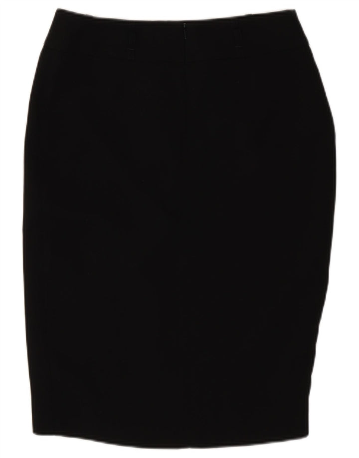 Marks & Spencer Pencil Nederdel til kvinder UK 12 Medium W30 Sort Polyester