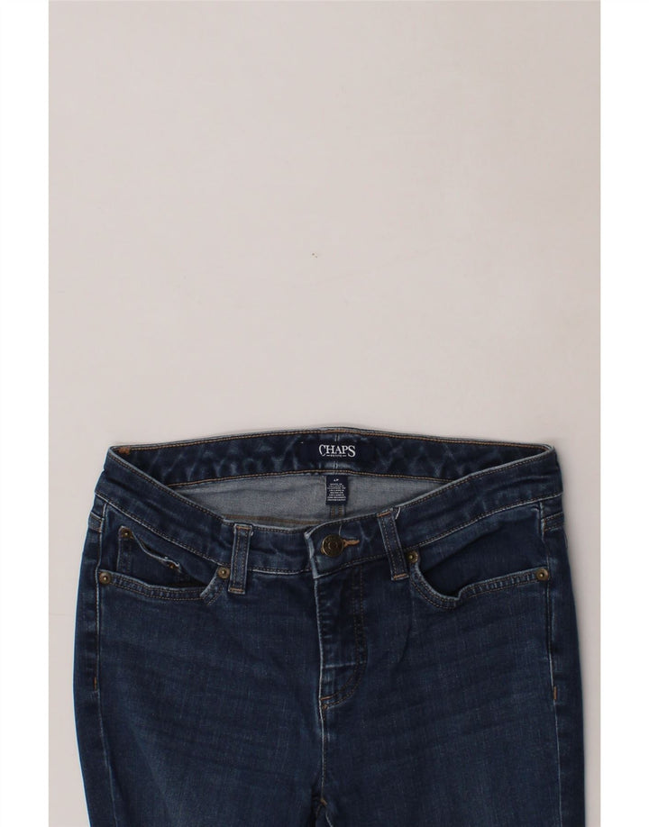 CHAPS Womens Skinny Jeans US 4 Small W28 L28 Blue Cotton Vintage Chaps and Second-Hand Chaps from Messina Hembry 