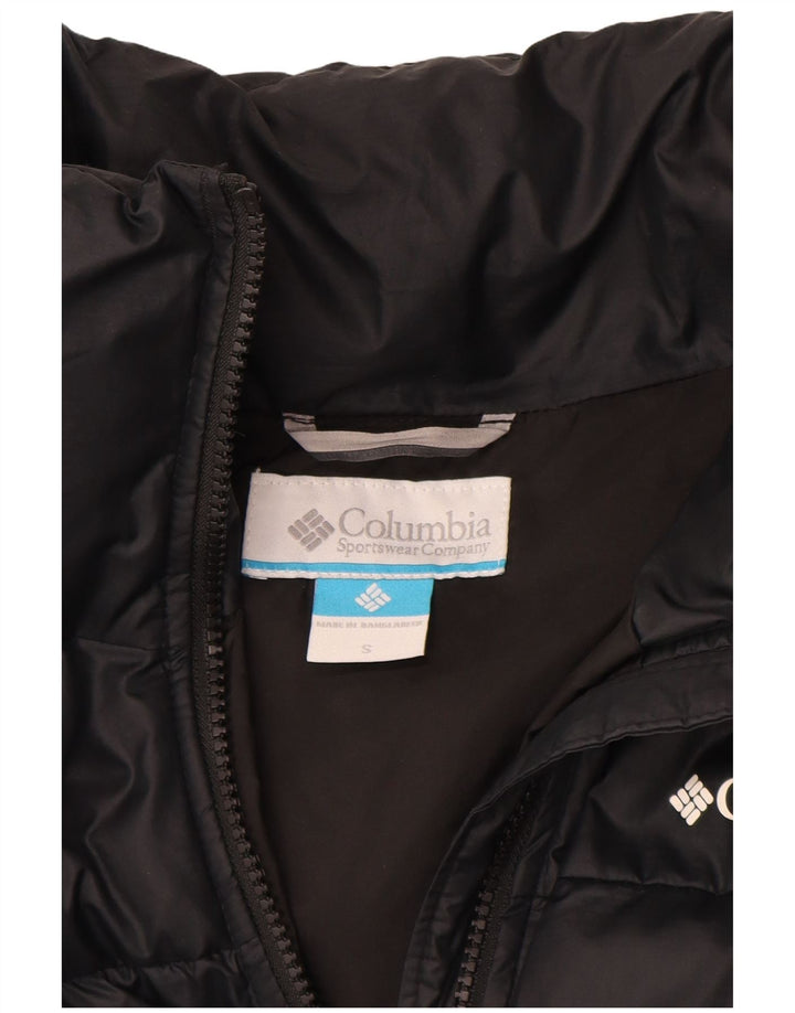 Columbia Womens Crop Polstret jakke UK 10 Small Navy Blue Polyester