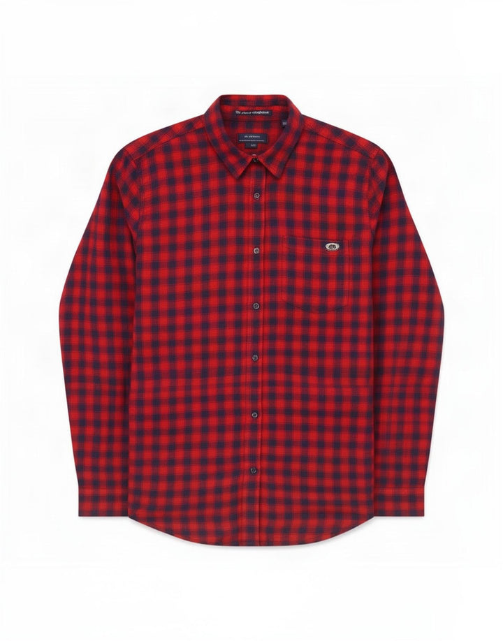 Superdry Flannelskjorte til kvinder UK 10 Small Red Gingham Viscose