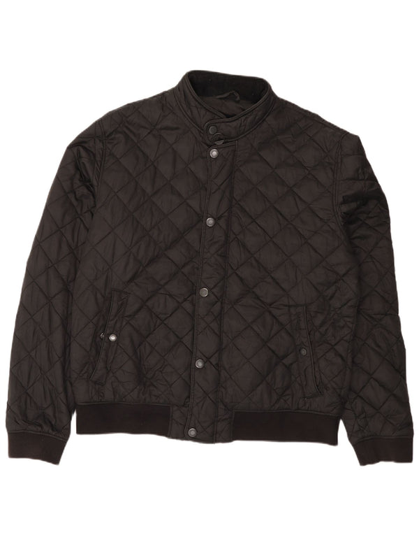 Barbour Herre Quiltet Jakke UK 44 2XL Sort Polyamid