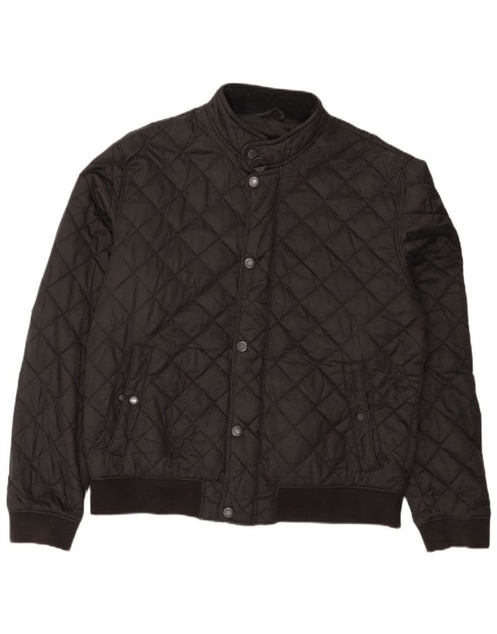 Barbour Herre Quiltet Jakke UK 44 2XL Sort Polyamid