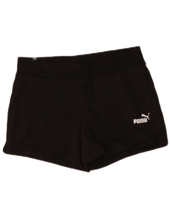 Puma sportsshorts til kvinder UK 16 Large Black Bomuld