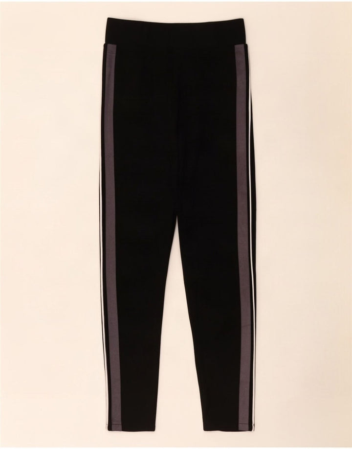 Marks & Spencer Womens Leggings UK 10 Small Black Colourblock Viscose