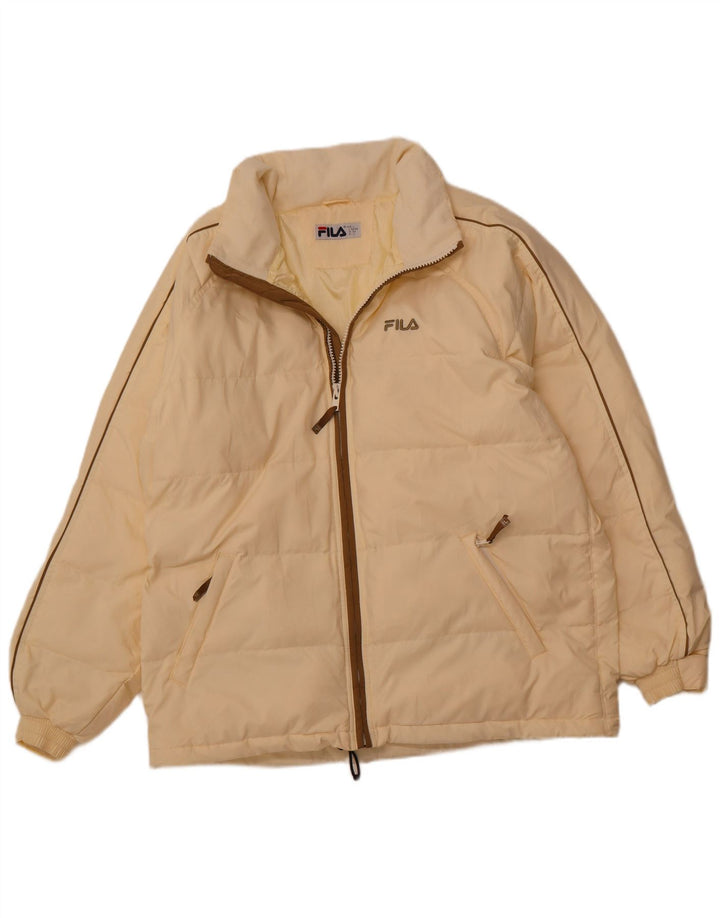 FILA Polstret Herrejakke UK 40 Stor Gul Polyester