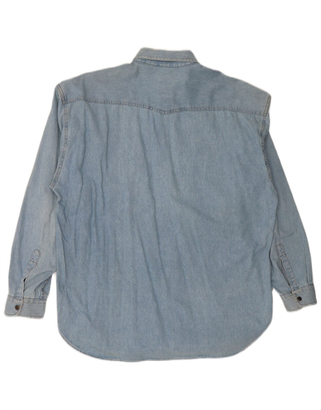 Casucci Herre Denim Shirt 2XL Blå Bomuld