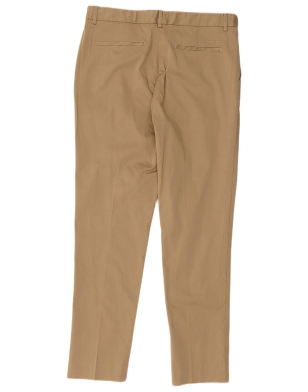 Gant Slim Chino Bukser til kvinder UK 12 Medium W32 L27 Beige Bomuld