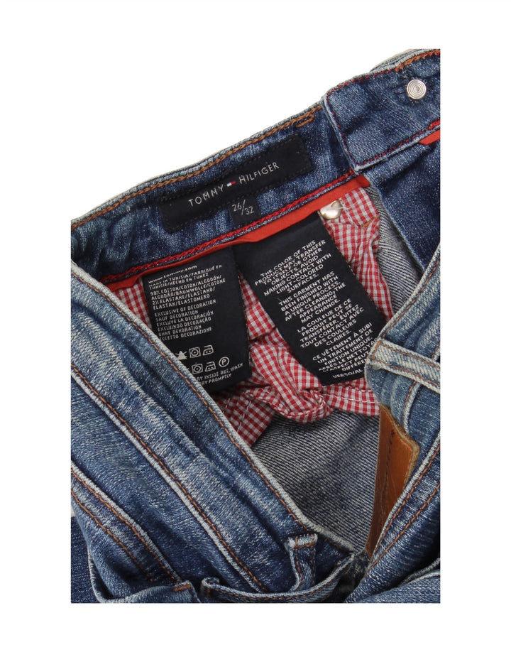 TOMMY HILFIGER Womens Straight Jeans W26 L32 Blue Cotton Vintage Tommy Hilfiger and Second-Hand Tommy Hilfiger from Messina Hembry 
